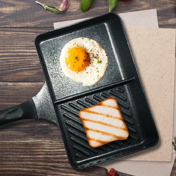 인덕션 계란말이 후라이팬 토스트 프라이팬 에그 그릴팬 인덕선 실버스카이 코팅 알루미늄