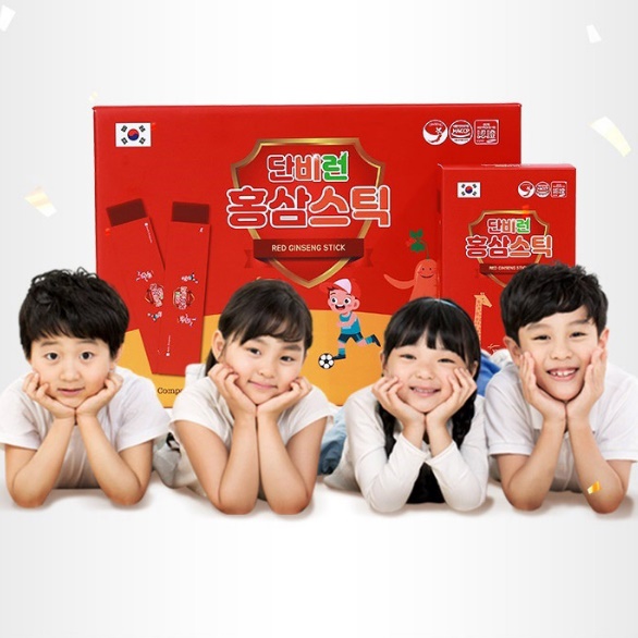 주니어 홍삼 젤리 6년근 고려홍삼정 스틱 발효 농축액 액기스 - 메인 이미지