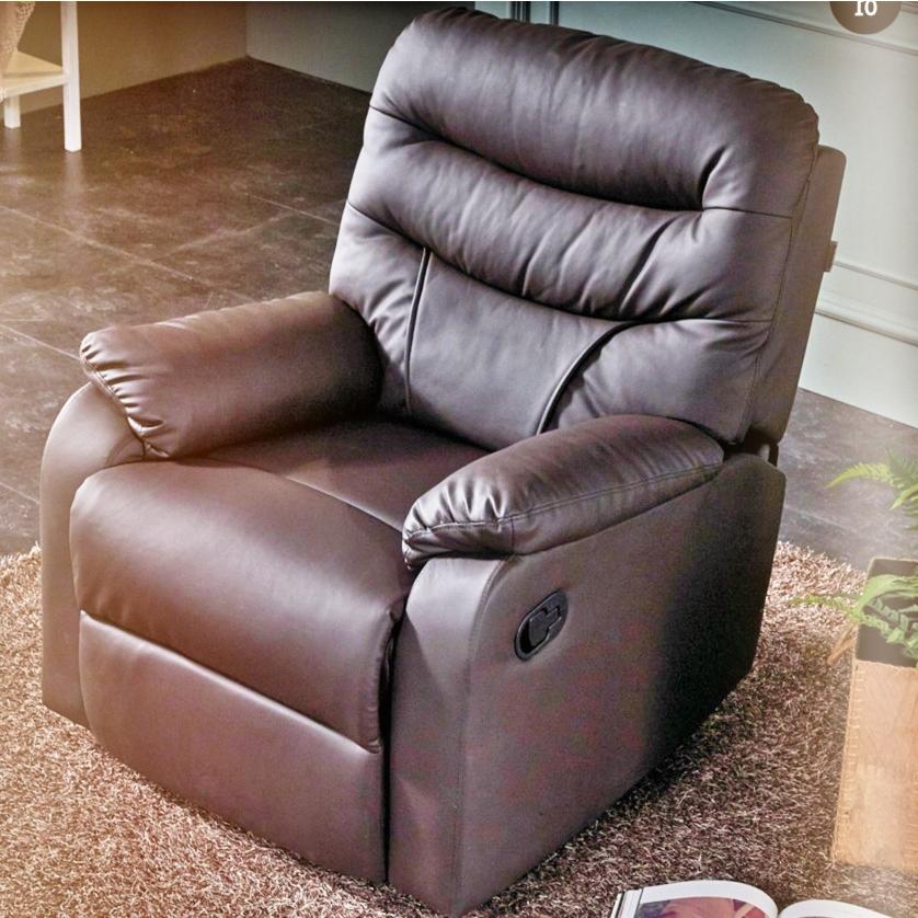 1인용 수동 리클라이너 소파 코너형 리클라이닝 쇼파 가죽 일인용 체어 홈쇼핑 수면의자