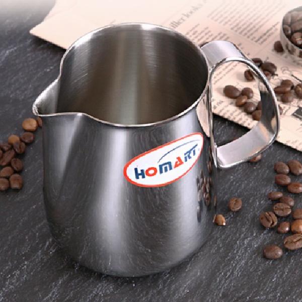 홈아트 이탈리안 스팀피쳐 0.8L 커피 거품기 우유 데우는기계 밀크 포머 커피