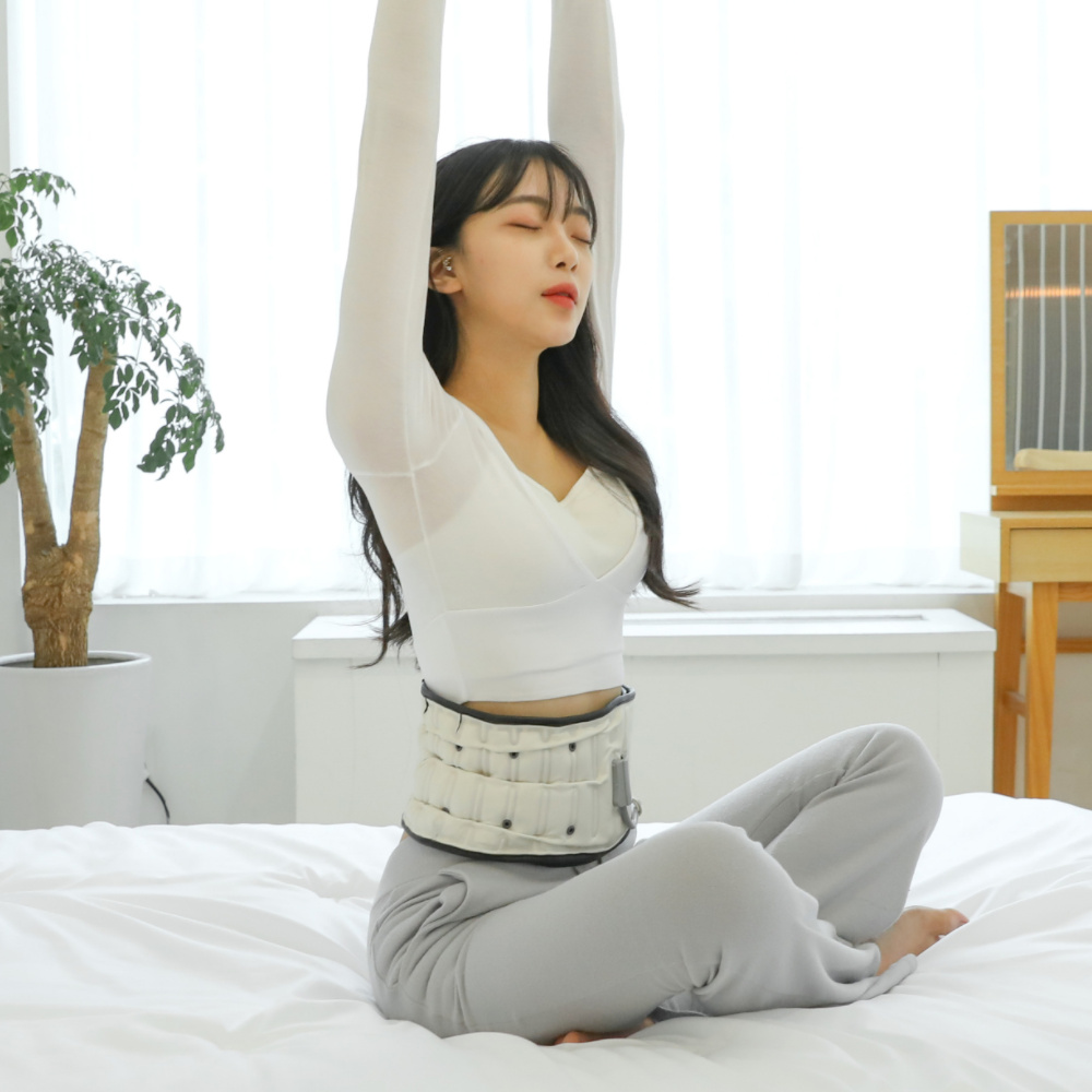 메이크앤 고급형 허리 견인기 척추 지지대 복대 디스크 보호대 의료기기 - 상세 이미지 5
