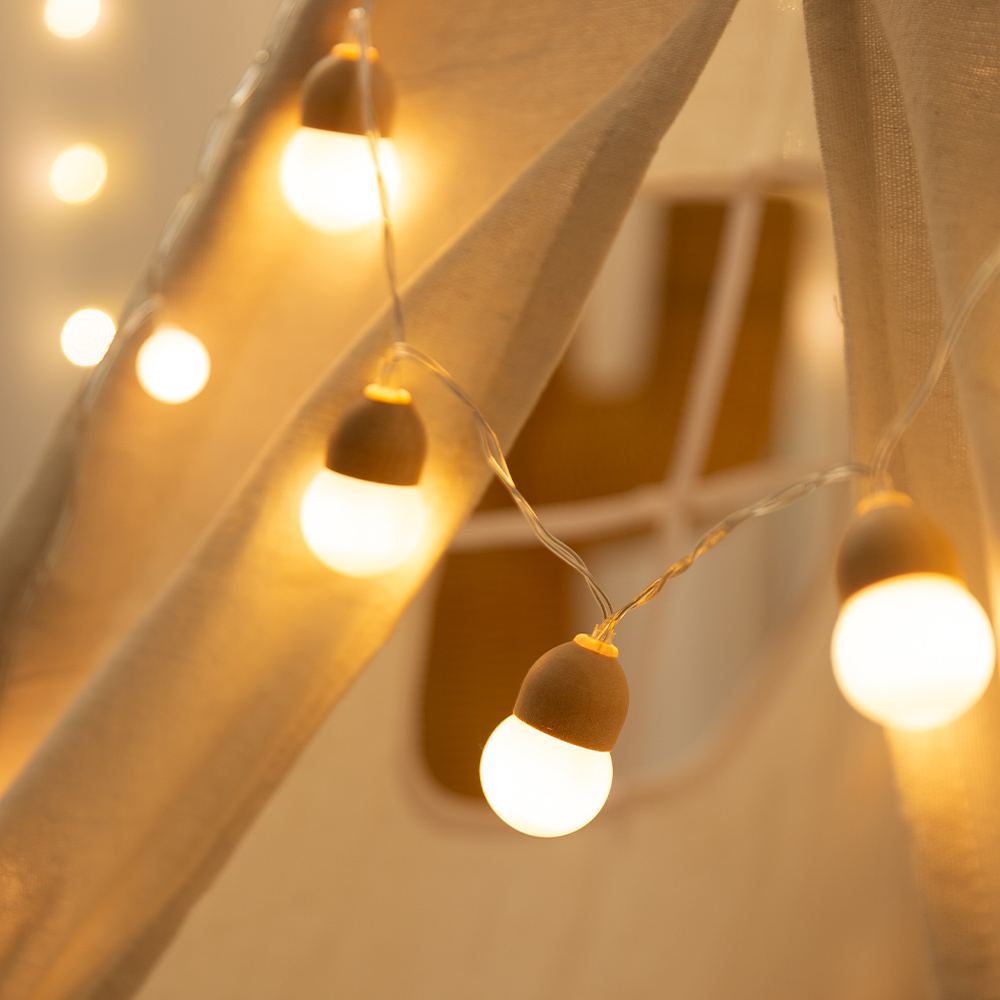 LED 도토리전구 아기방 아이방인테리어 감성캠핑 텐트조명 알전구 무드등