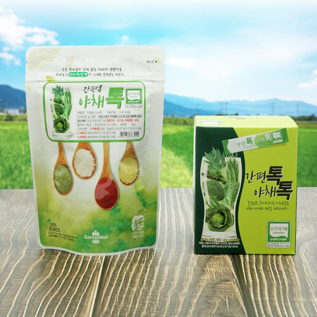 산마을 간편톡 야채톡 40g (파우치제품) - 상세 이미지 2