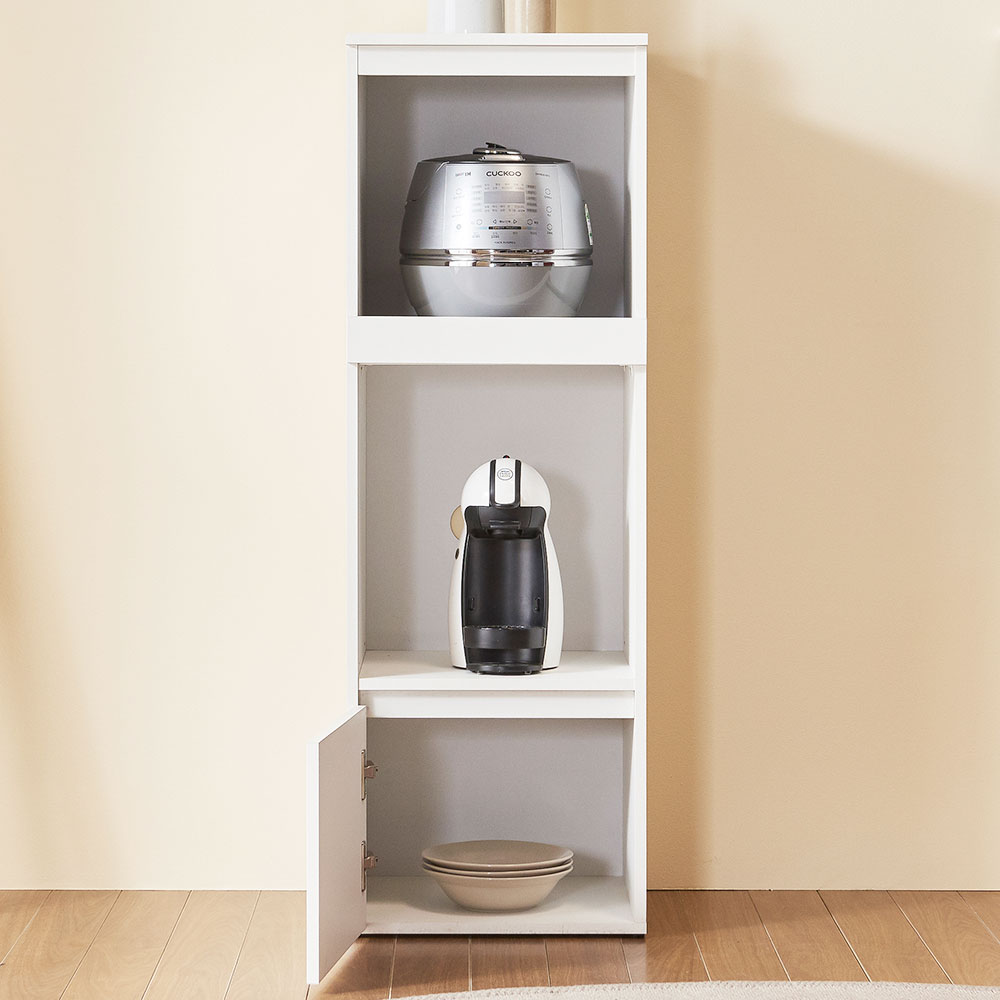 치즈 400 주방 전자 렌지대 밥솥 다이 수납장 밥통 정리대 렌지장