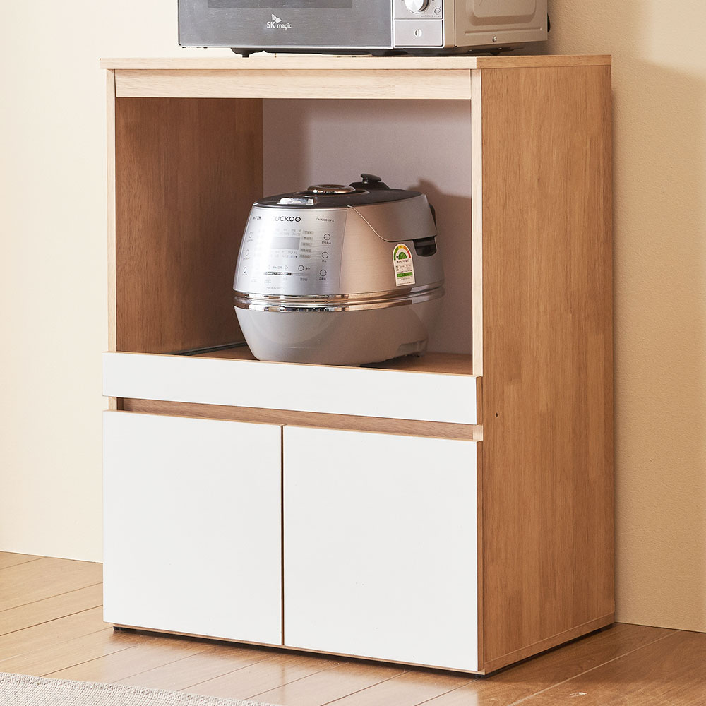 쿠키 800 전자렌지 수납장 렌지대 다용도 선반 밥솥다이