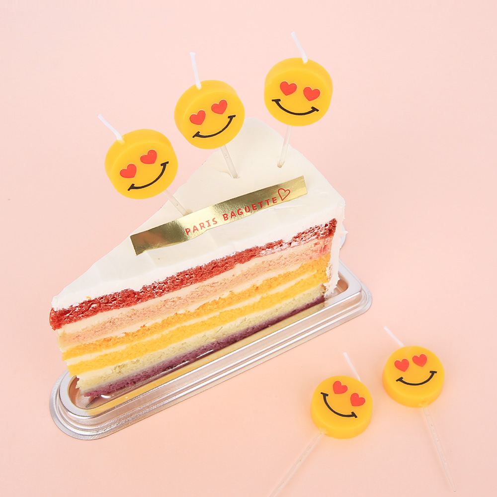 데썸파티 하트 스마일 초 예쁜 생일 케이크 특이한 파티 초 - 상세 이미지 2