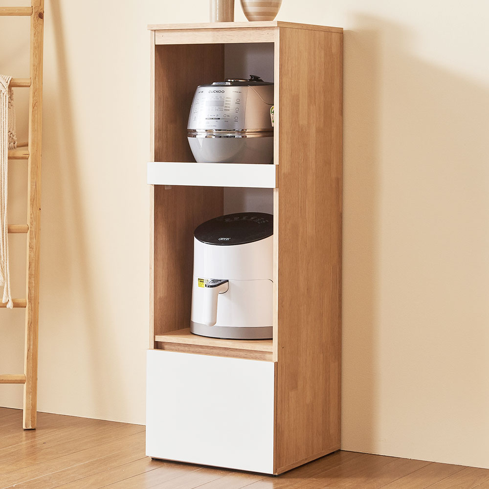 치즈 400 주방 전자 렌지대 밥솥 다이 수납장 밥통 정리대 렌지장