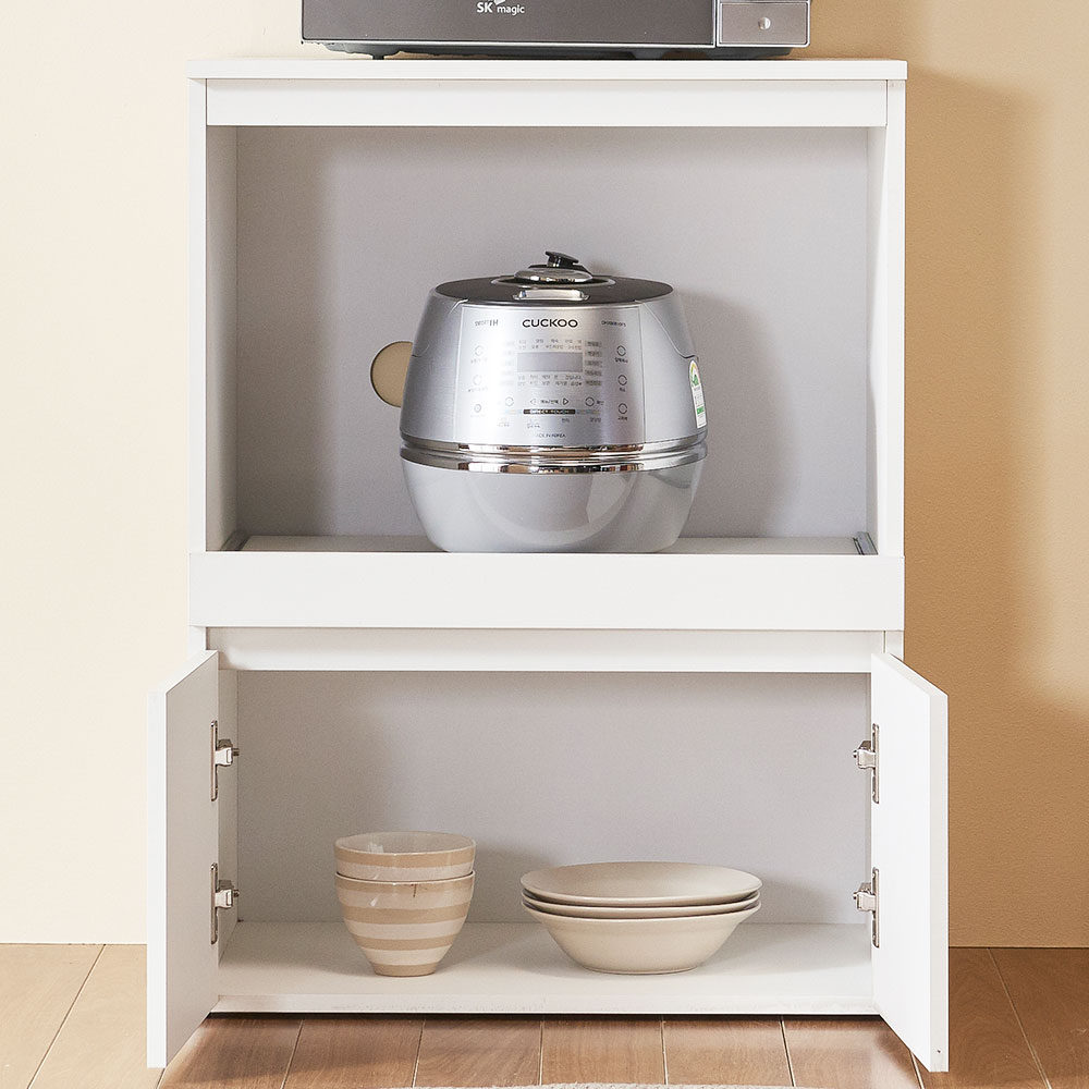 쿠키 800 전자렌지 수납장 렌지대 다용도 선반 밥솥다이