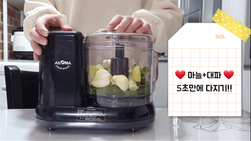 아로나 마늘다지기 전동 멀티 양념분쇄기 가정용 고추 국산 마늘가는기계 DSS-3001 판매처 상세 정보 이미지 2
