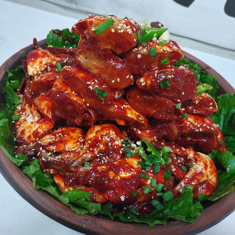 [대전 서구 배달] 밥에 슥슥 비벼먹는 양념게장 400g [한민 이모네양념게장] : 동네시장 장보기