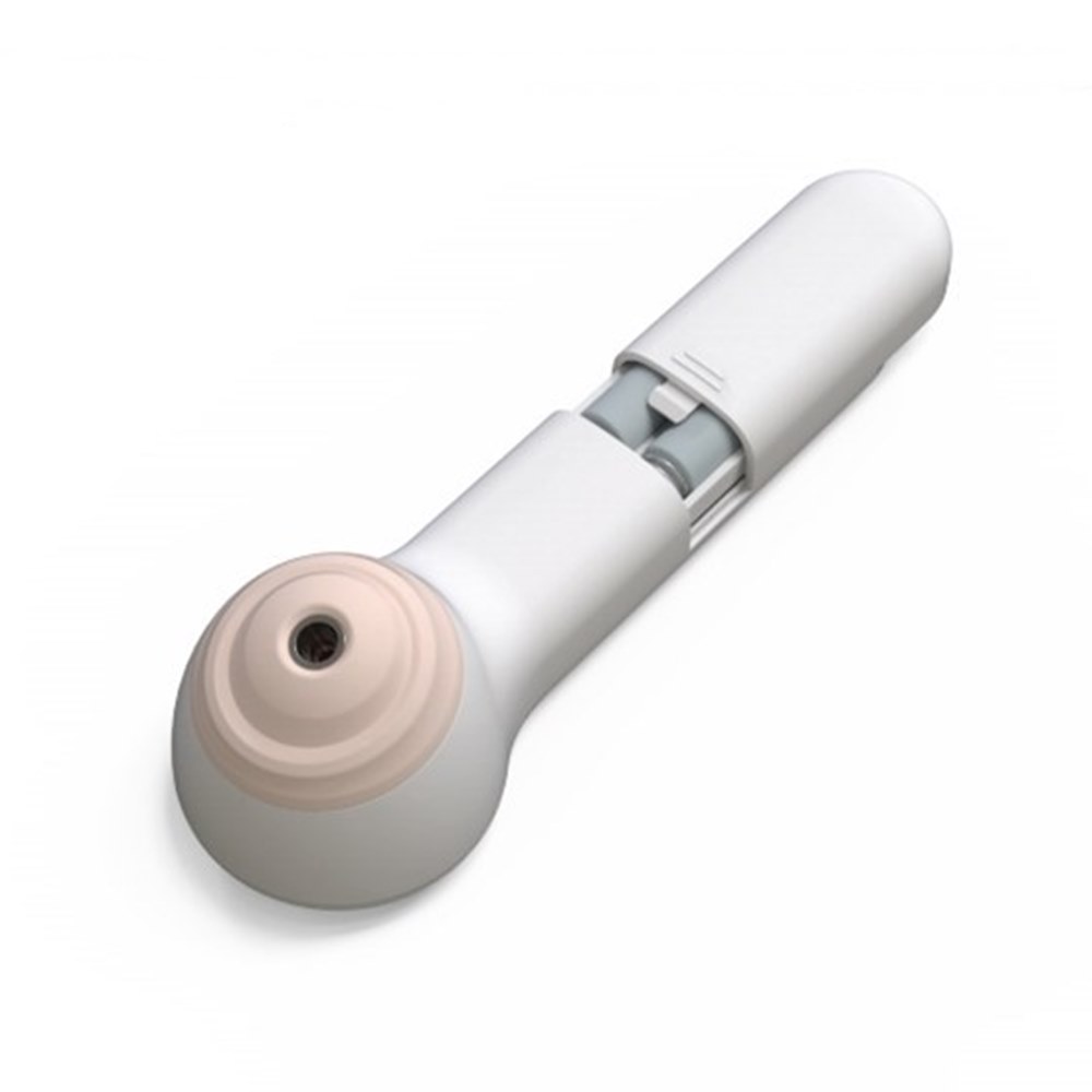 [거치대 제공] FEVER365 피버365 미듬 비접촉 약국 적외선 체온계 화이트