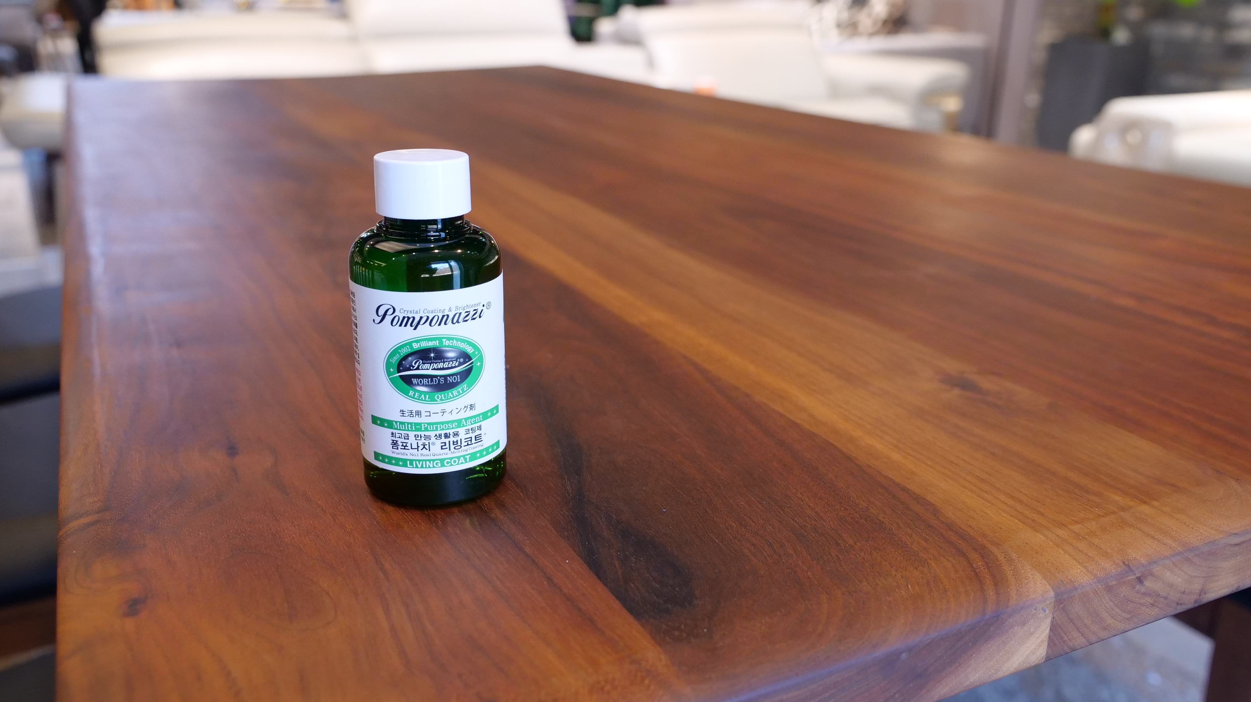 리빙코트 원목 가구 코팅 목재 우드슬랩 식탁 오일 나무 왁스 관리 광택 코팅제 이미지 3