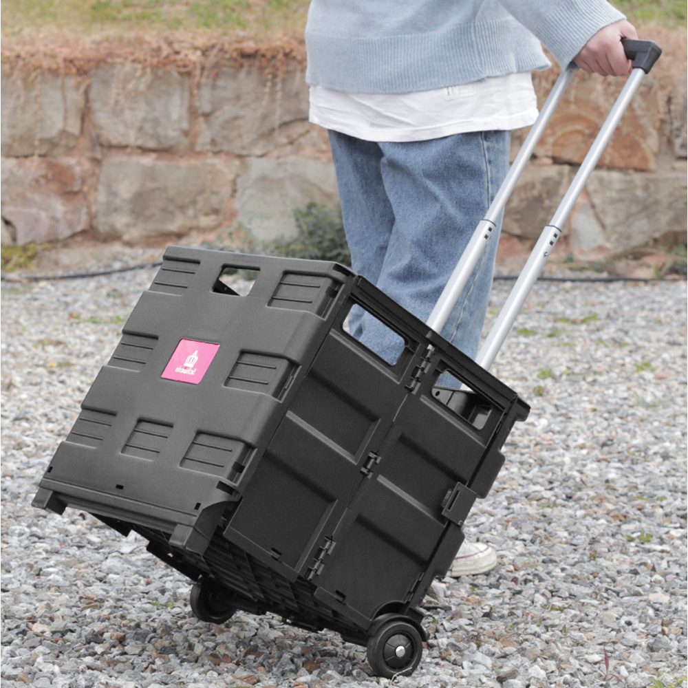 대형 마트 카트 구루마 구르마 밀차 접이식 박스형 장보기 카트 캐리어 캠핑 시장