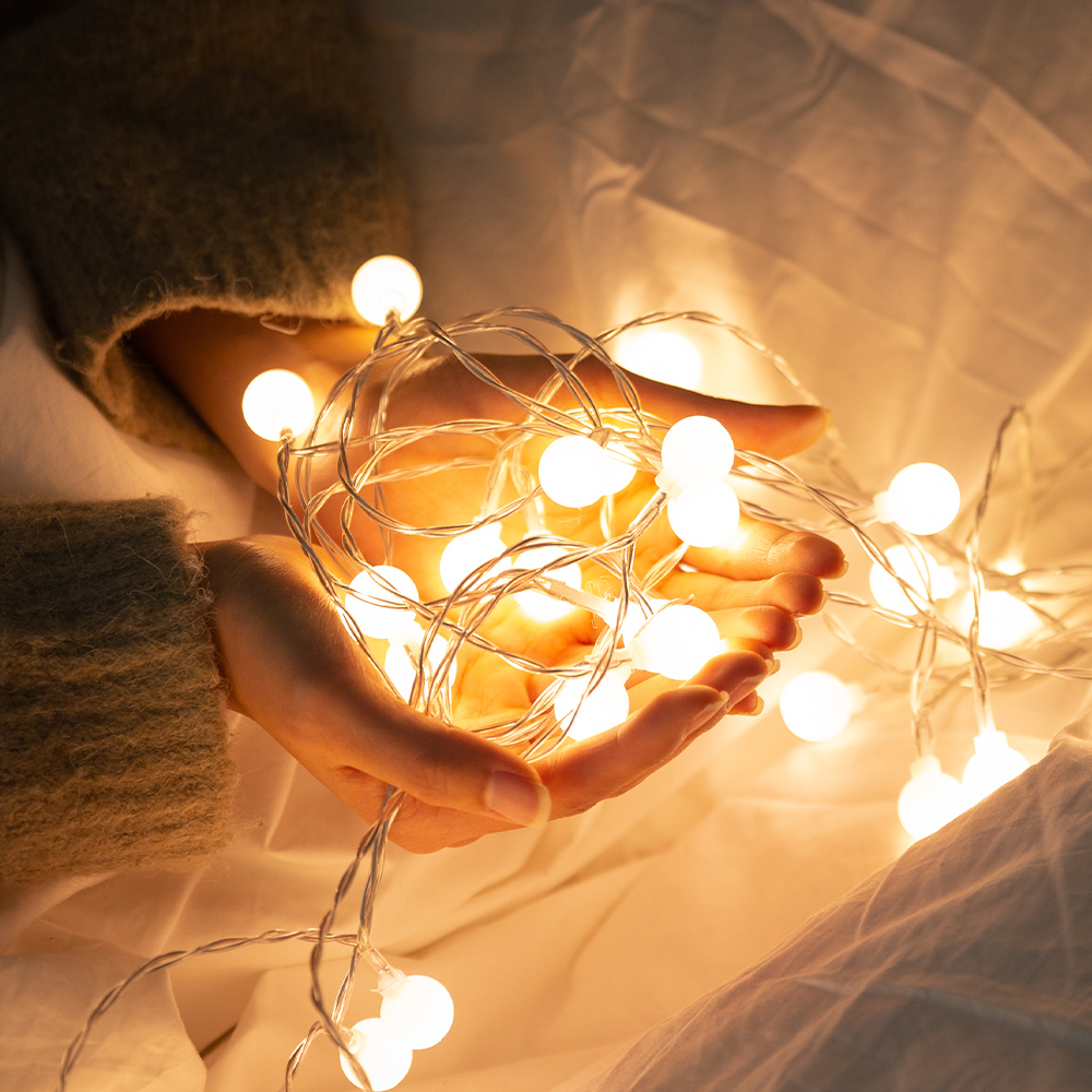 LED 앵두전구 트리전구 크리스마스 파티라이트 캠핑 스트링 알전구 50구