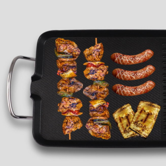 미니 바베큐 그릴 바비큐 갬성 가정용 명절 전부치는 캠핑 그리들 혼캠 혼술