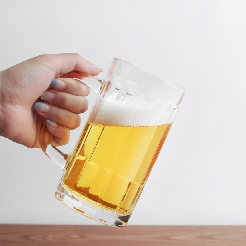 코로나 혼술 홈술족 데일리 예쁜 생 맥주 잔 전용잔 소맥잔 쏘맥잔 450ml - 상세 이미지 3