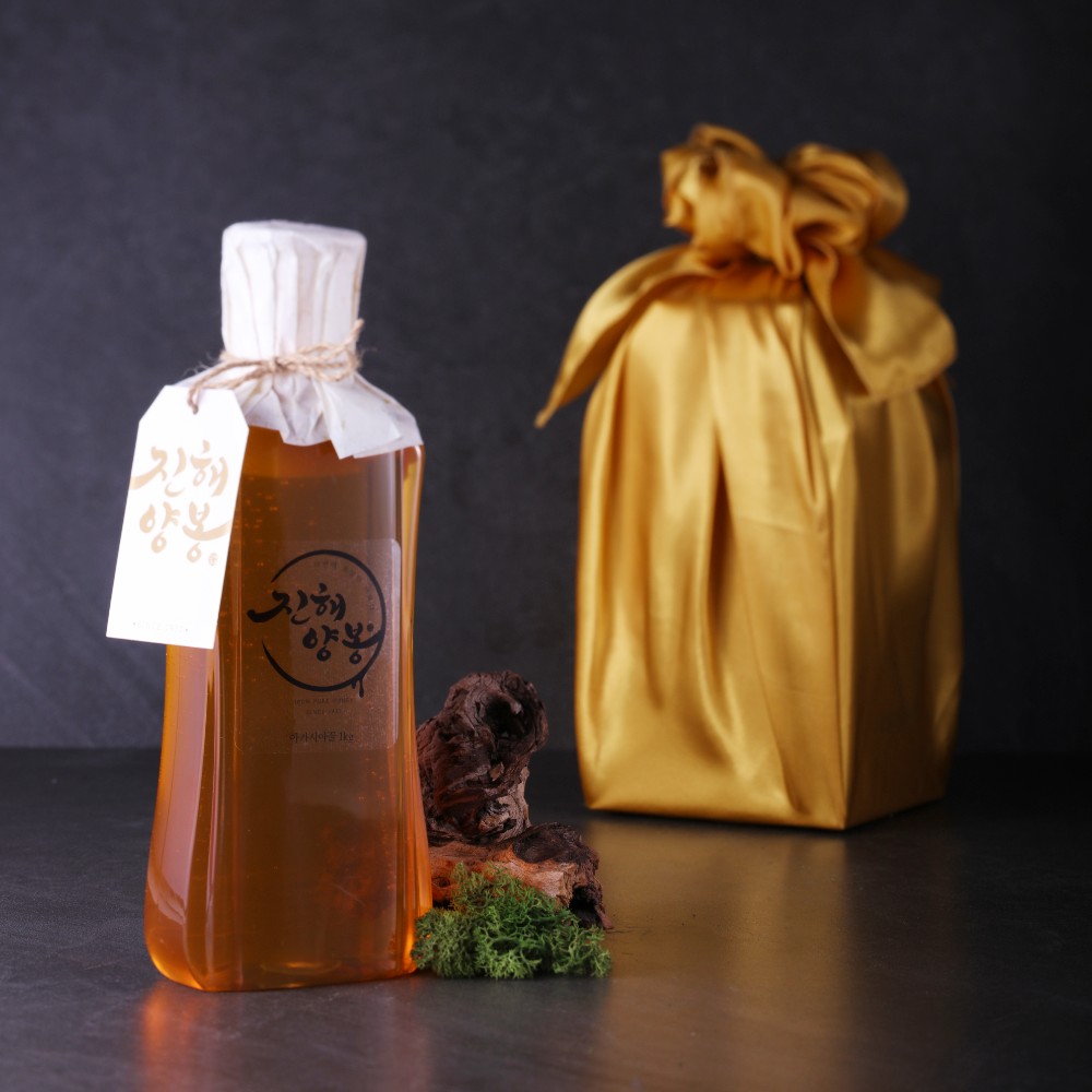 진해양봉 프리미엄등급 벌꿀 국산 아카시아꿀 1.2kg 답례품 꿀 선물 세트 상세 이미지 4