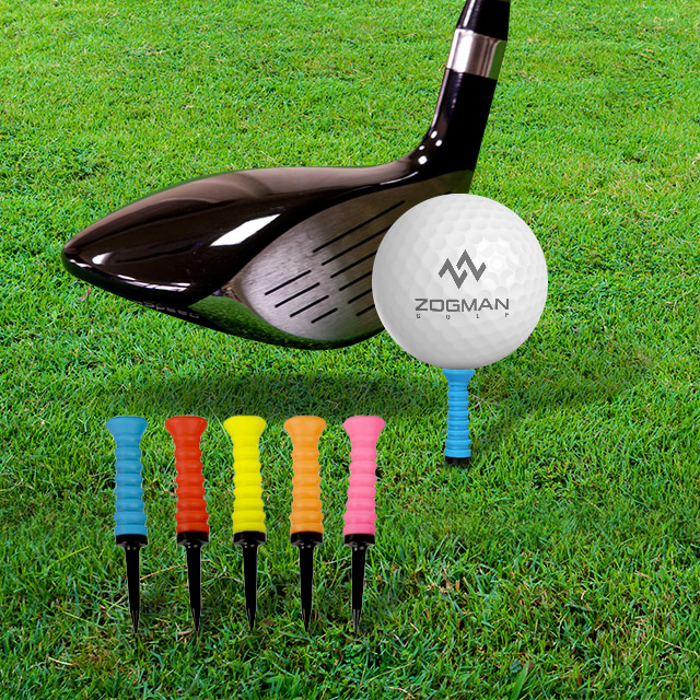 조그만 실리콘 무저항 비거리 향상 골프티 세트 클럽 손상 방지 자석티 굴절티 롱티 - 메인 이미지
