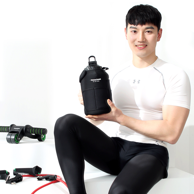 모아클래스 대용량 헬스물통 스포츠물병 쉐이크통 쉐이커텀블러 2.5리터 - 상세 이미지 2