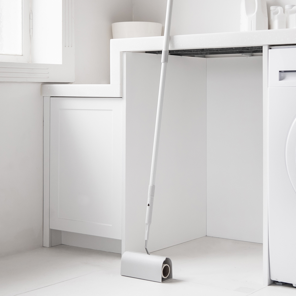 생활백서 돌돌이 테이프클리너 16cm 헤드+조절봉+리필 3개+홀더 세트