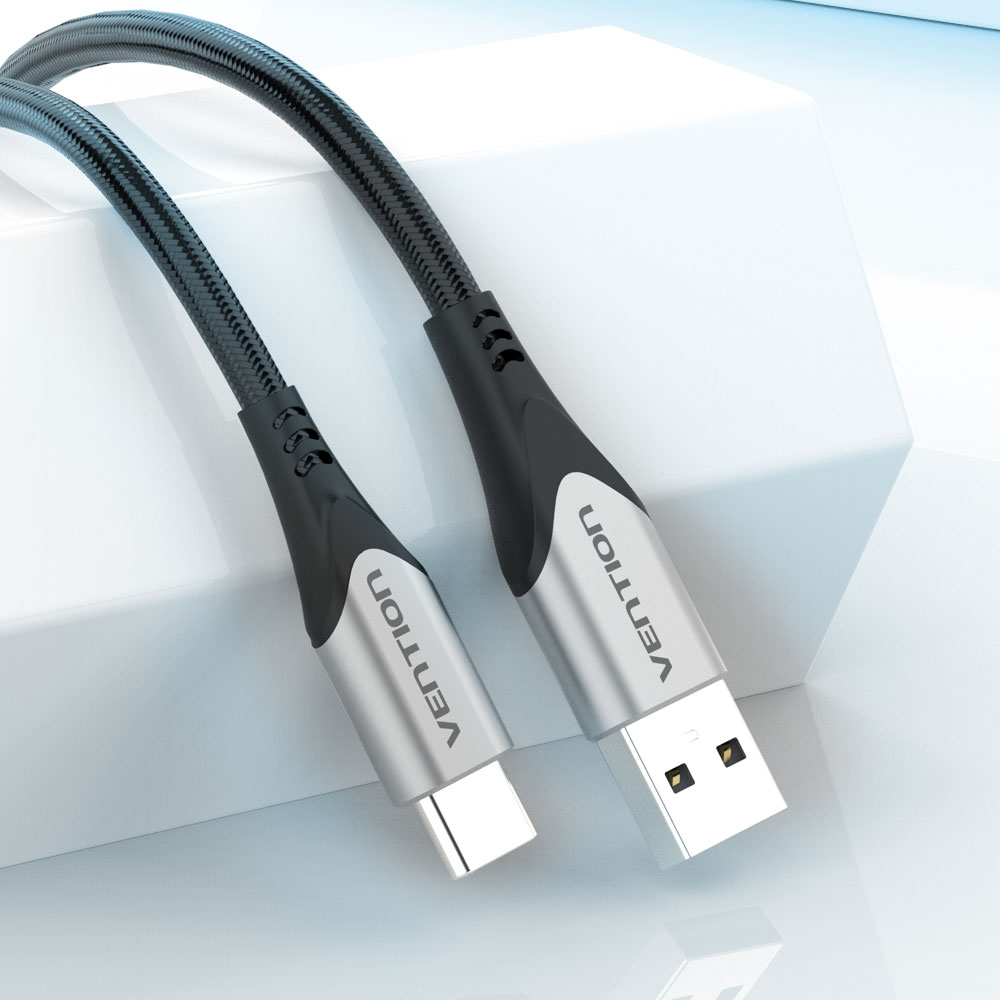 벤션 직조 고급형 C타입 USB 고속충전케이블 COD 3m, 1개 - 상세 이미지 2