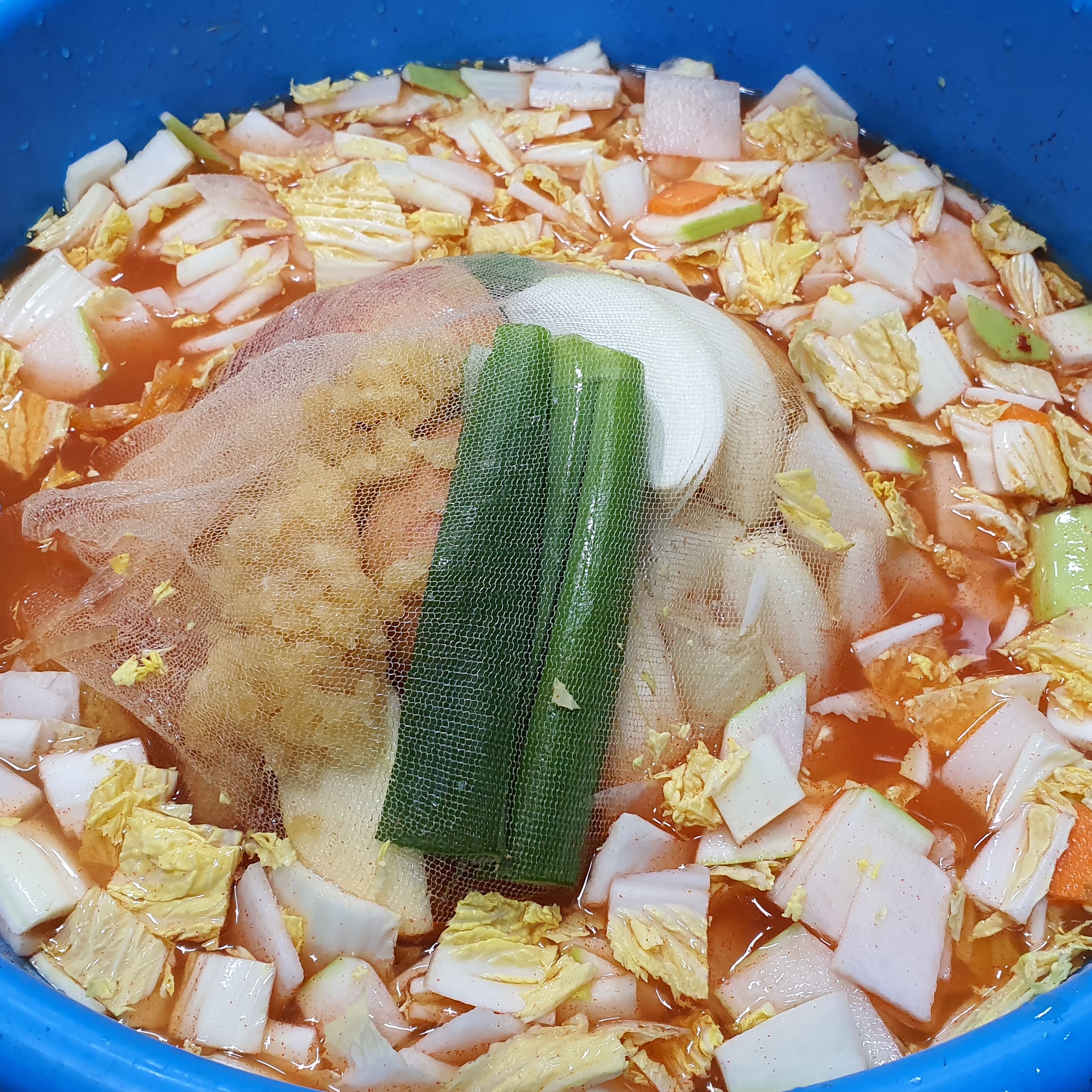 국내산 시원한 김치말이국수 물김치 나박 김치 이미지 8