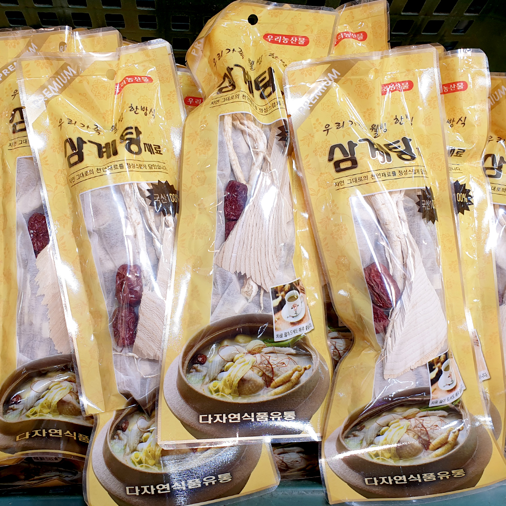 [양산시 배달] 국내산 간편 삼계탕 약재 100g [양산남부 울통치킨] : 동네시장 장보기