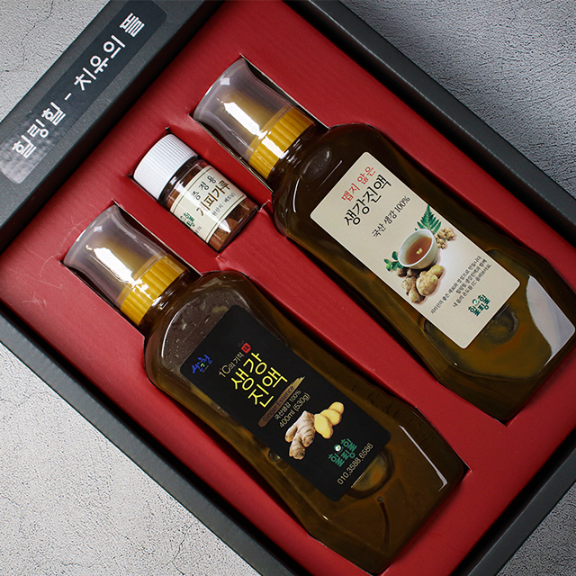 지리산 산청 생강청 선물세트 500ml 힐링힐 - 상세 이미지 2