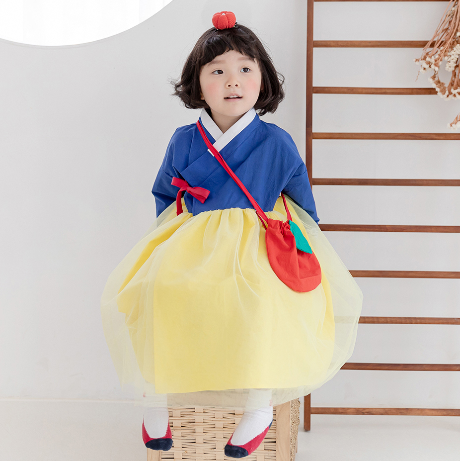 더수 여아 백설공주 한복 철릭원피스 이미지 7