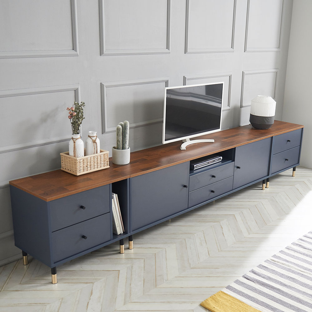 파일럿 거실장 TV다이 높은 북유럽 티비장 엔틱 수납장 장식장 서랍장