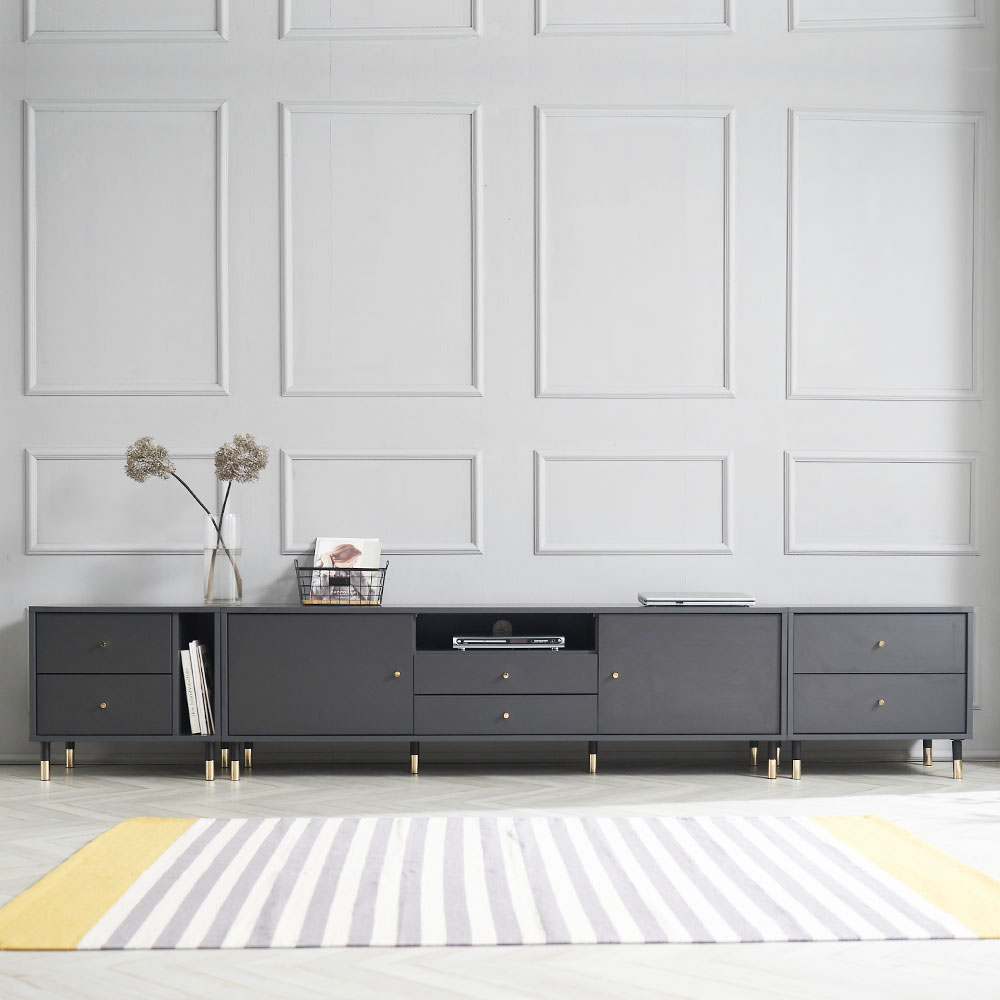 파일럿 거실장 TV다이 높은 북유럽 티비장 엔틱 수납장 장식장 서랍장