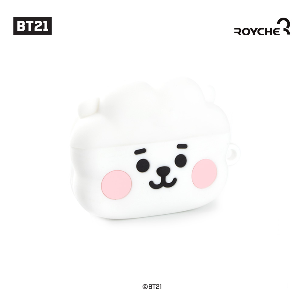 BT21 실리콘 에어팟 프로 케이스 무선 이어폰 쿠키 이미지 6