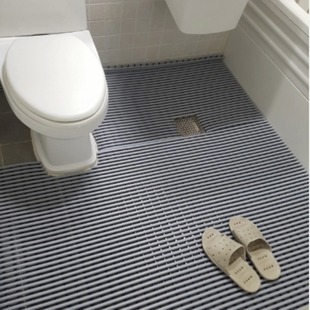 무환경호르몬 욕실 미끄럼방지매트 바닥 건식 고무 화장실 매트 고무발판