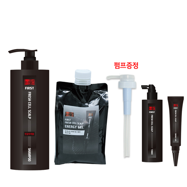 링 퍼스트 프레쉬 셀 스캘프 두피 클리닉 1000ml 3종세트(민감두피샴푸+젤+토닉) - 상세 이미지 5