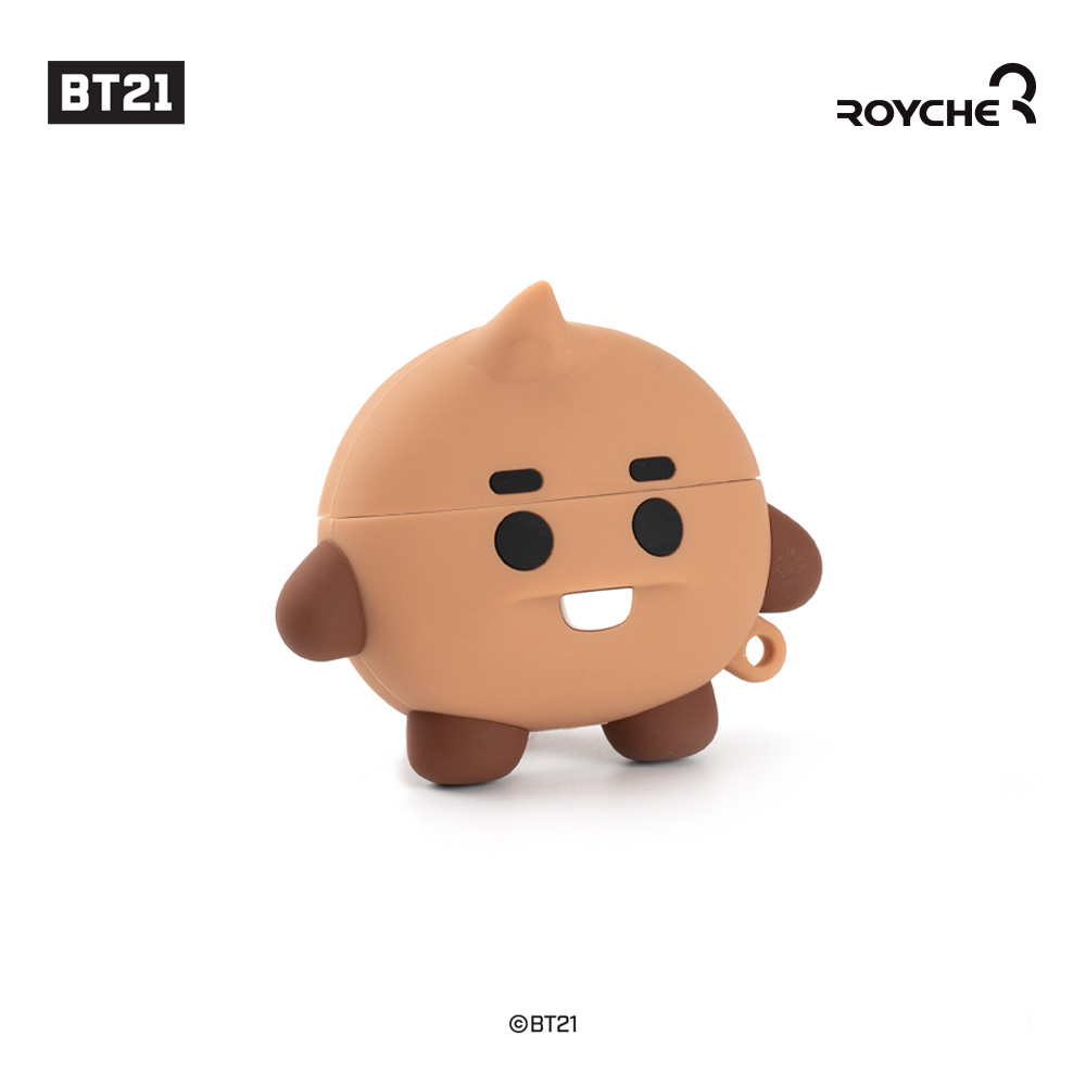 BT21 실리콘 에어팟 프로 케이스 무선 이어폰 쿠키 - 상세 이미지 5