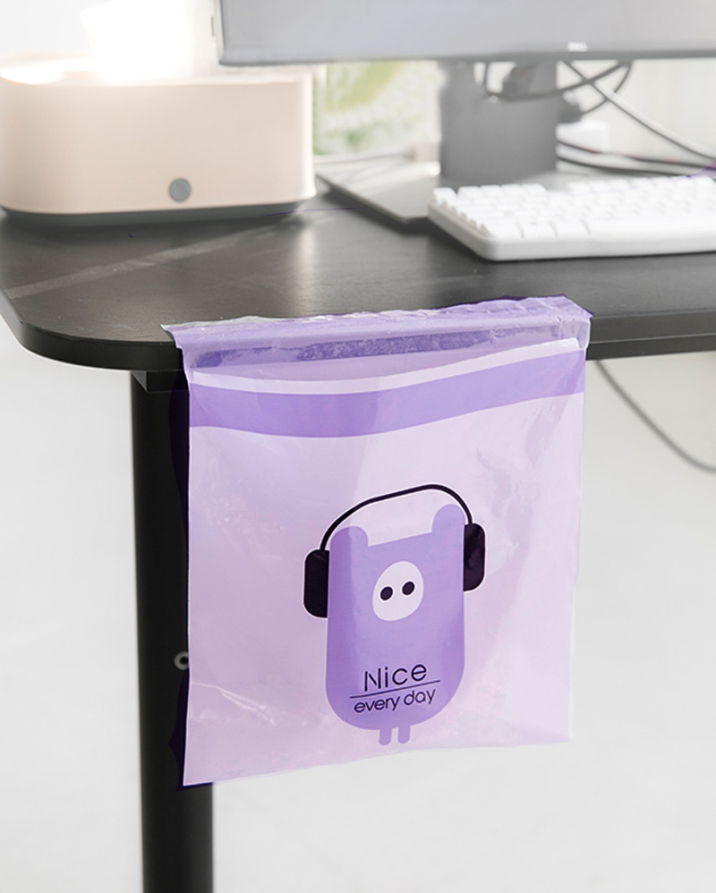 붙이는 쓰레기봉투 주방 싱크대 자동차 붙여쓰는 비닐봉투 접착식 폐기물 일반쓰레기