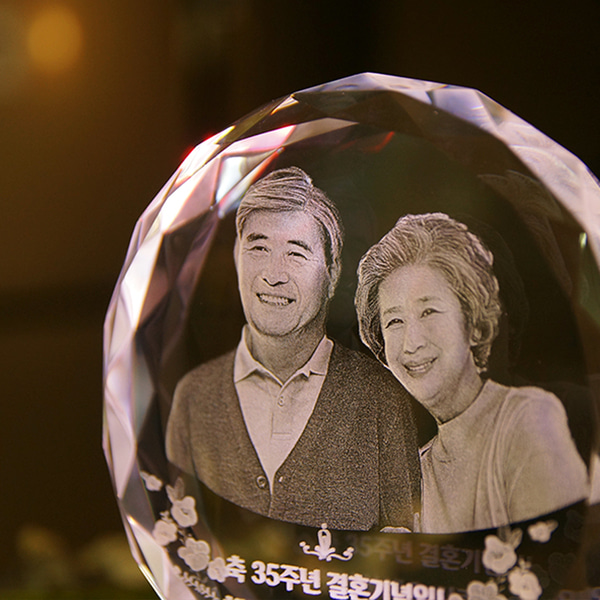 50대 부모님결혼기념일선물 결혼 35주년 50주년 이벤트 원형기프트세트 이미지 4