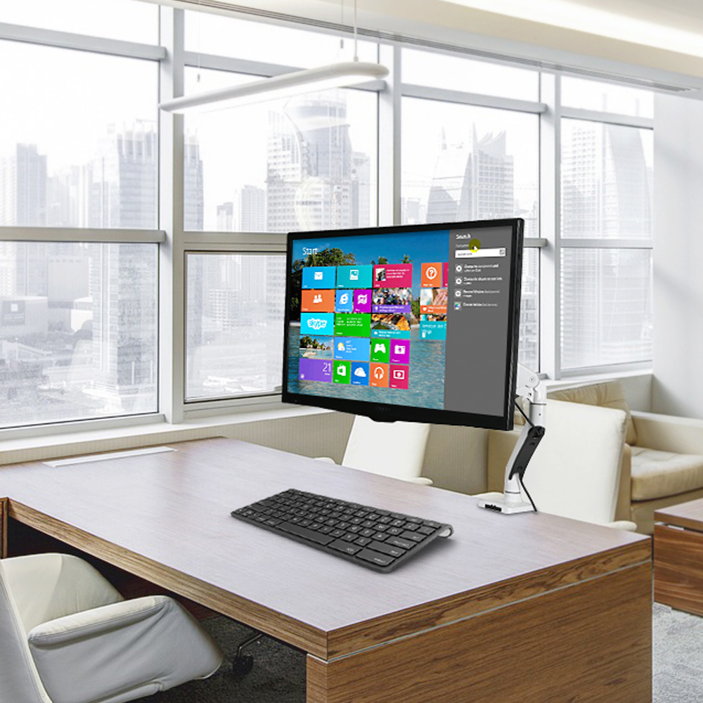 카멜마운트 모니터거치대 PMA-2 대형 게이밍모니터 32인치 거치 가능 싱글 모니터암