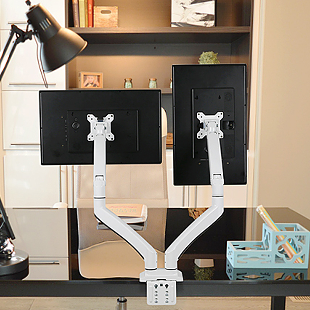 카멜마운트 PMA-2DU 화이트 USB형 모니터암