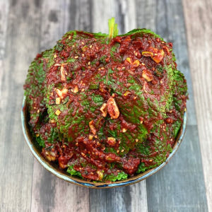 순자네김치 젓갈이 안들어간 깻잎김치 국내산 알밤 공주알밤 생깻잎 300그... 맛있게 먹은 솔직 후기 - 상품 이미지 1