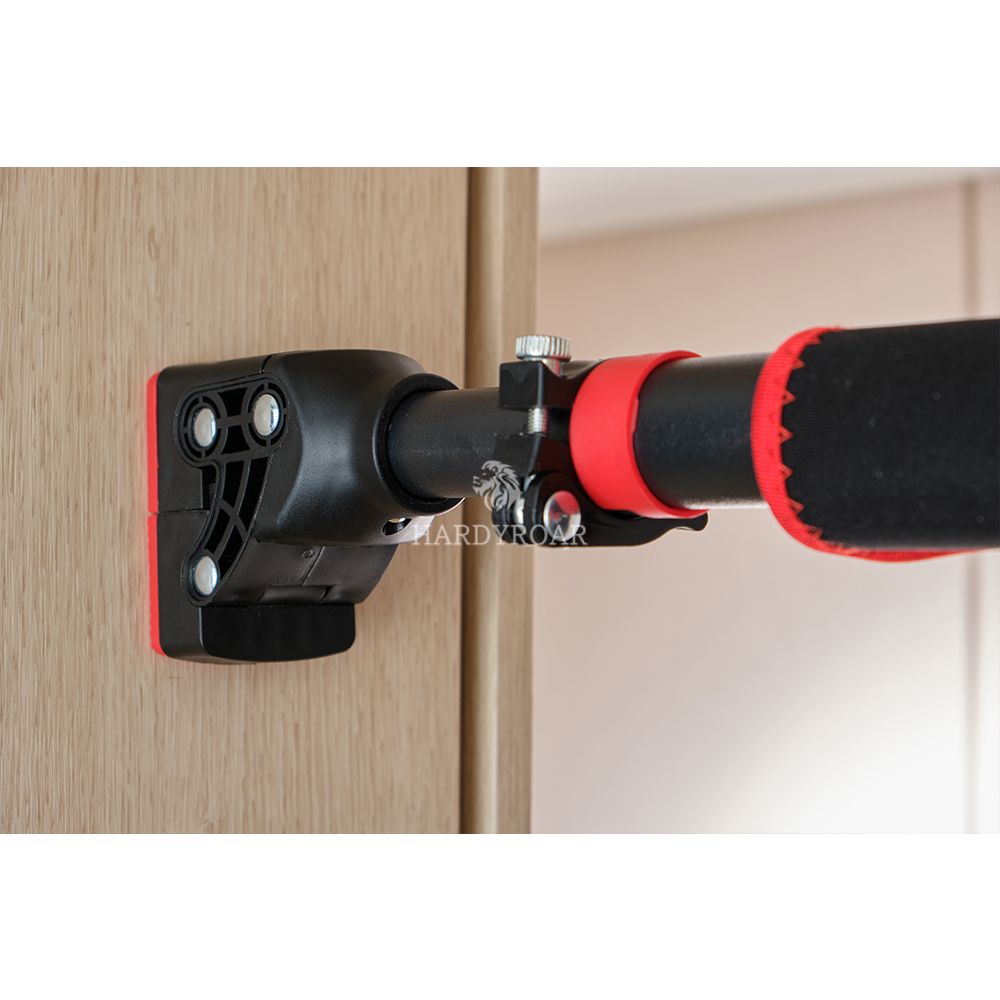 하디로어 문틀 철봉 가정용 실내 풀업바 턱걸이 기구 봉 문 방문 운동기구 문틈 블랙