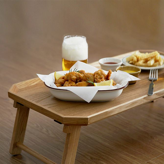 우드 미니 1인 2인 좌식 교자상 접이식 테이블