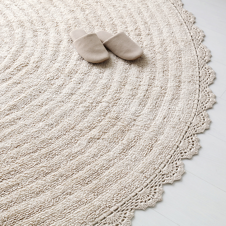 SUNFLOW 원형러그 아이보리 2233.4976, D230 XL