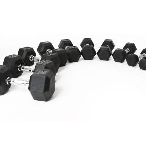 멜킨 고무 육각 덤벨 15kg 아령 홈트레이닝 헬스장 크로스핏 근력 기구... 운동러 솔직 후기 | 실사용 리뷰 - 상품 이미지 2