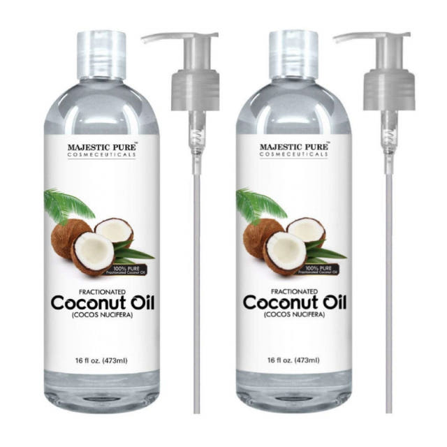 Majestic Pure Fractionated Coconut Oil 마제스틱 퓨어 정제 코코넛 오일 아로마테라피 헤어스킨케어
