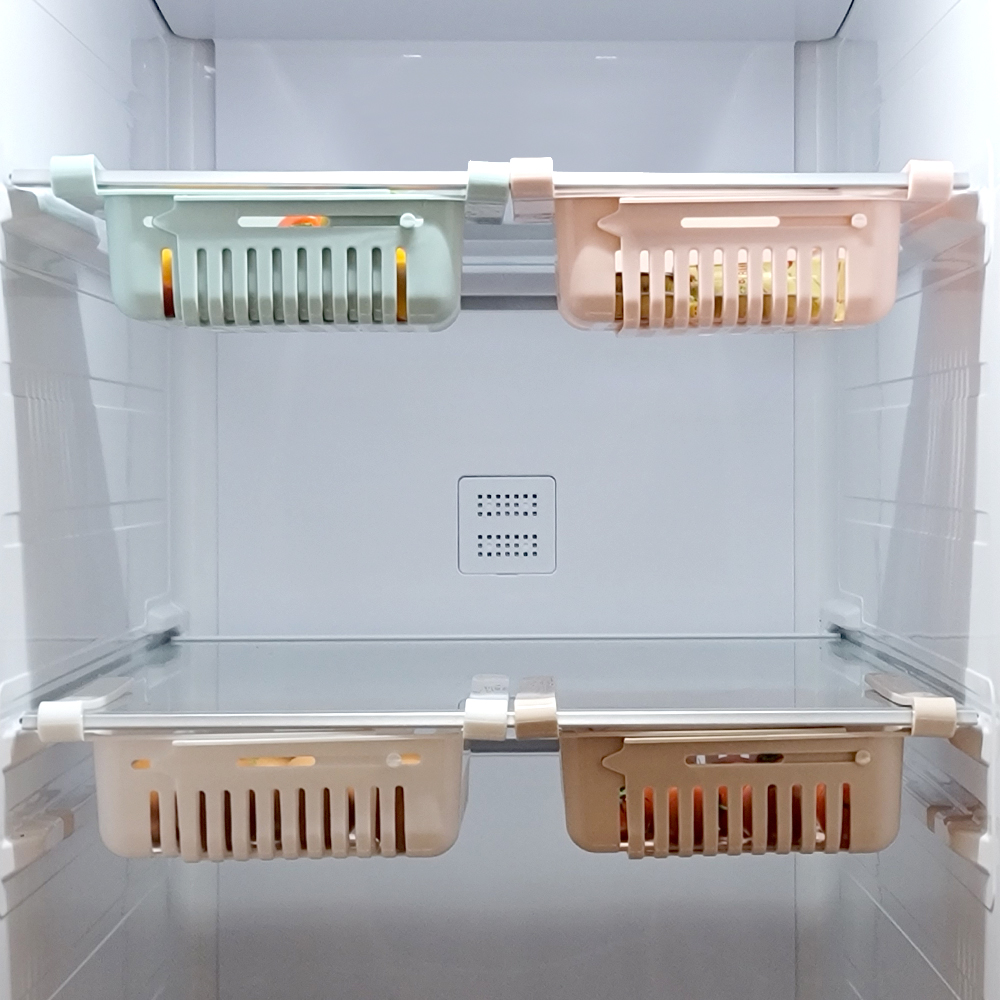폭조절 냉장고 수납함 냉동실 정리 수납 트레이 계란보관함 야채보관함 - 상세 이미지 3