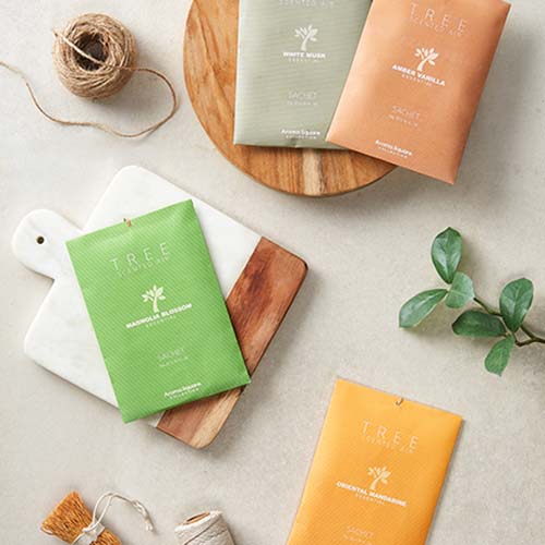 아로마스퀘어 샤쉐 트리 실내 차량용 방향제 10g 탈취제 종이타입 향주머니 답례품 - 상세 이미지 4