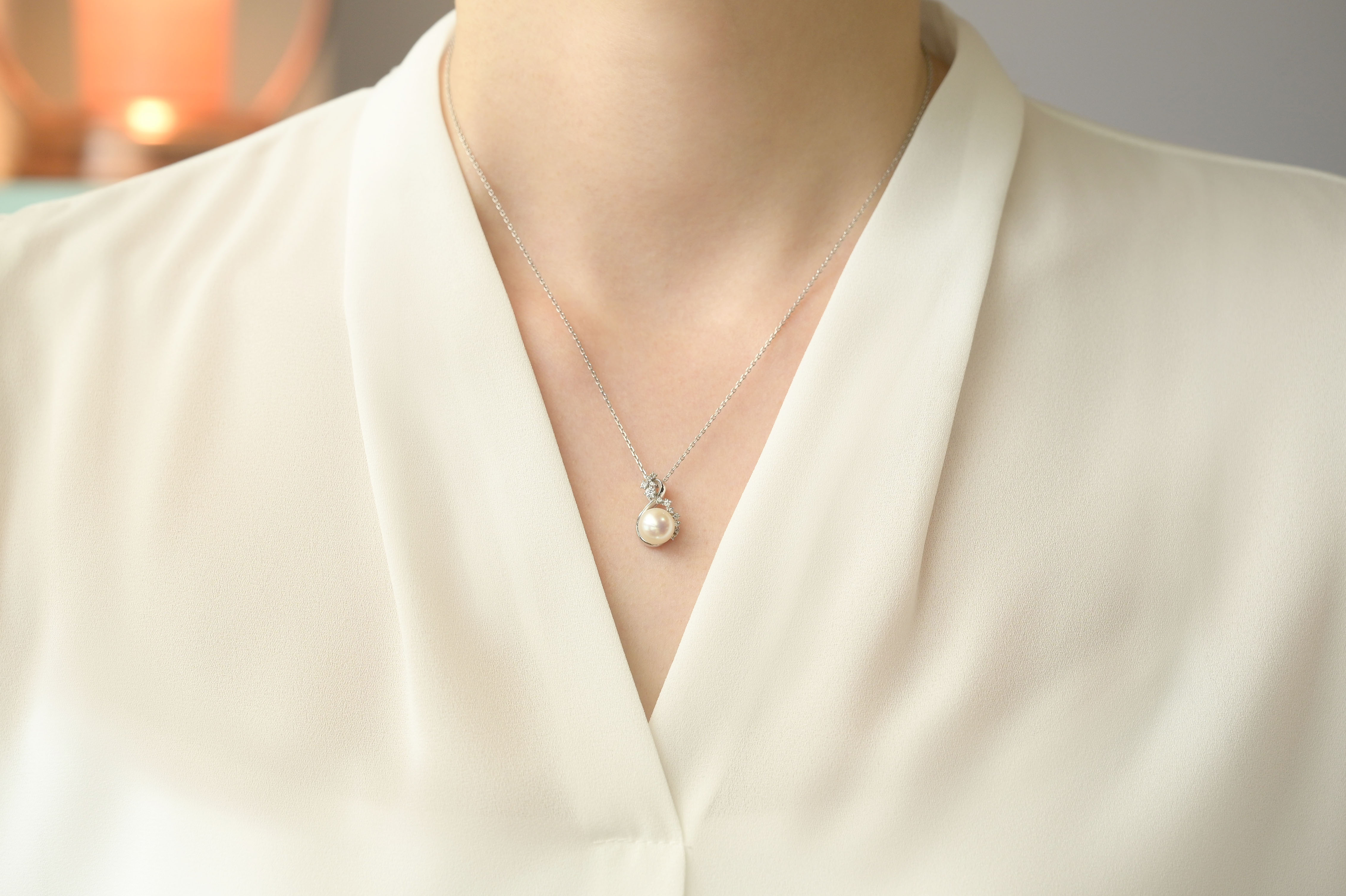 보이에 14K 아코야 해수 진주목걸이 18K 진주 목걸이 선물AAA+ - 상세 이미지 3