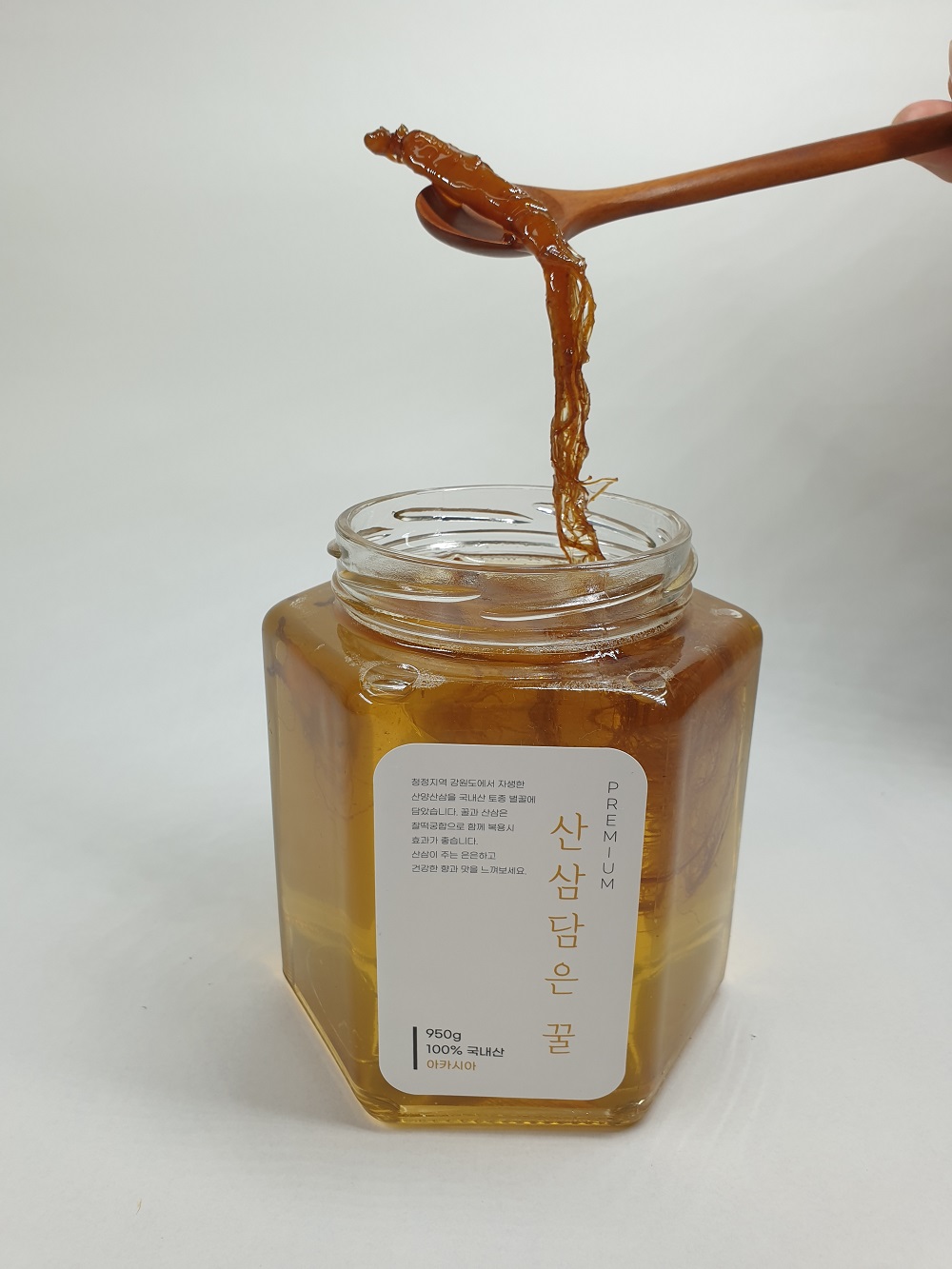 프리미엄 산삼 담은 꿀 950g - 상세 이미지 2