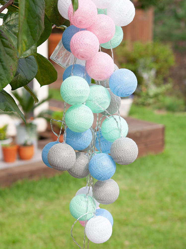 감성 캠핑 줄조명 리모컨 USB 파티라이트 텐트 무드등